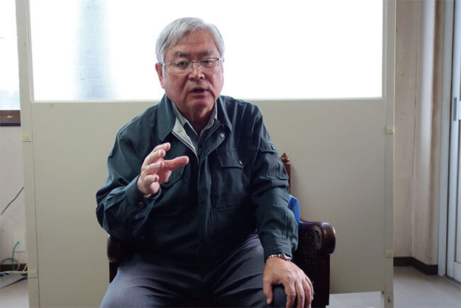 「うちの社員は働き者」と話す原孝昭社長