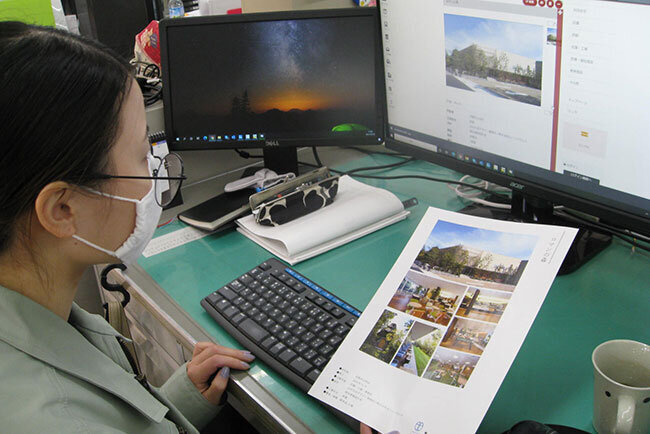 ホームページ作成ソフトで作った印刷物