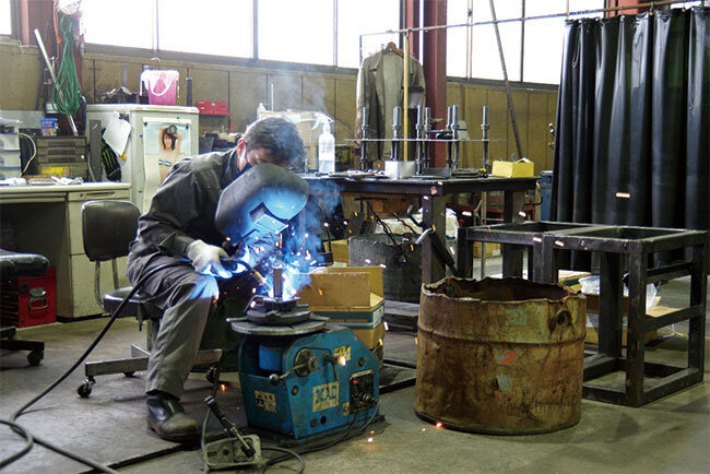 溶接も自社で行う