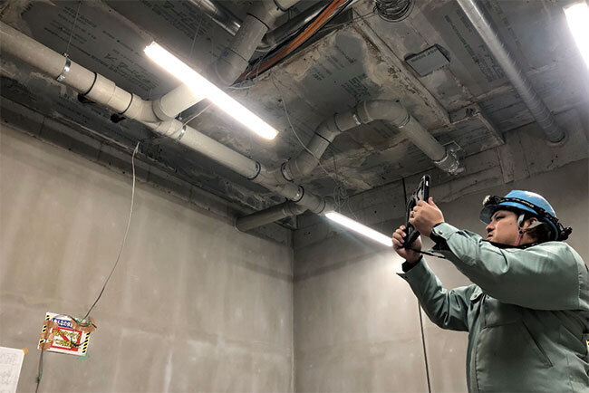  現場にいてもタブレットから図面を確認できる