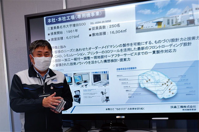 「設計や現場との打合せにも使えるので助かっています」野呂部長