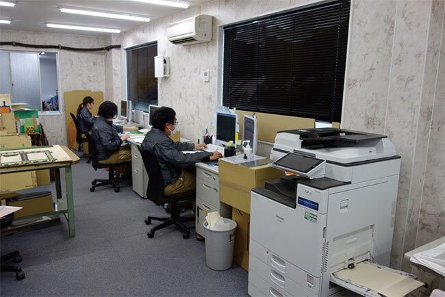 抜型の設計部門