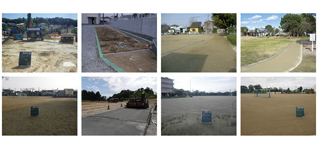 河口建設がATTACトース・クレイ工法を行ったグラウンドなど