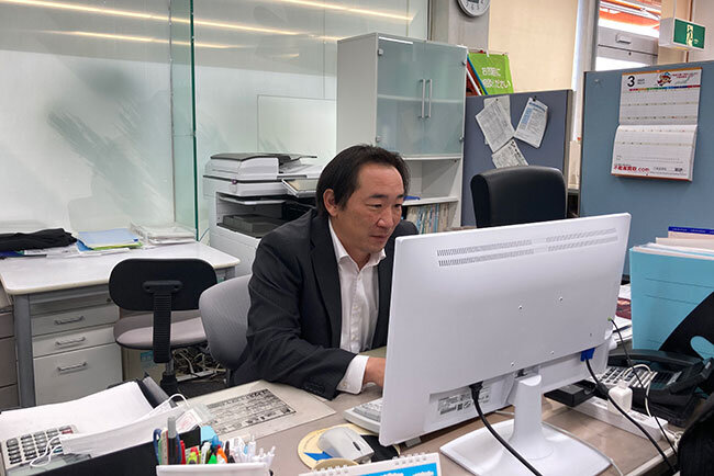 リモートシステム導入前は、会社に戻って書類を作成することが多かった