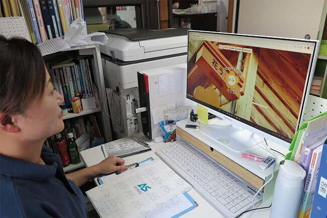 ホームページでは「花うた」など各施設を紹介している