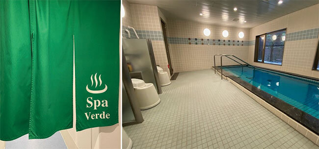 入口にのれんがかかり、入ると介護施設とは思えないくつろぎの空間が広がる