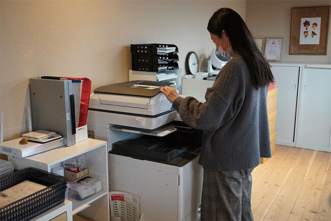 新しく導入した複合機