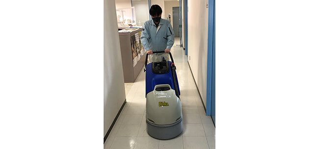 ビル内清掃の状況