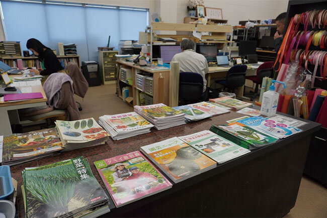 常谷種苗園芸のオフィスの様子