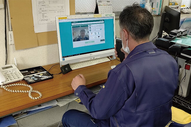 IT点呼を使用しているところ