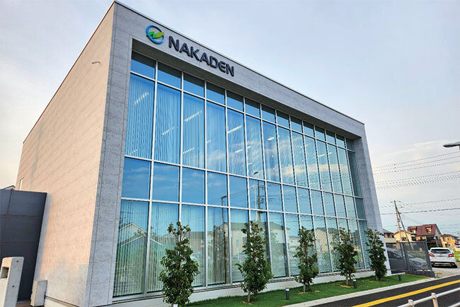 中村電設工業の中核拠点である幸手支店の社屋（埼玉県幸手市）