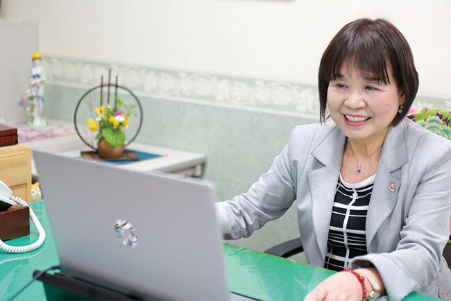 ヌーベルさんがわの尾崎民子施設長