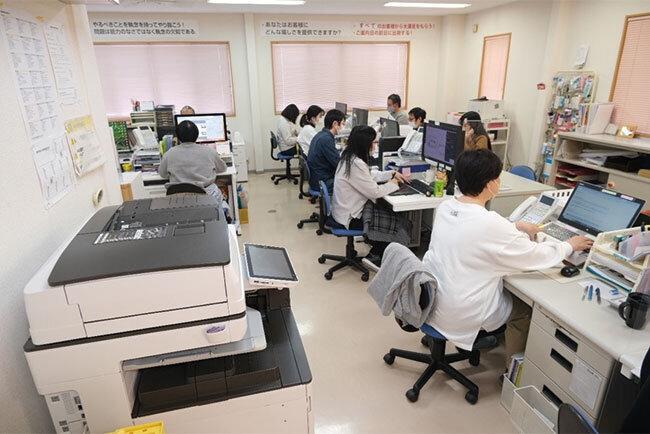 複合機もデータ管理に役立っている