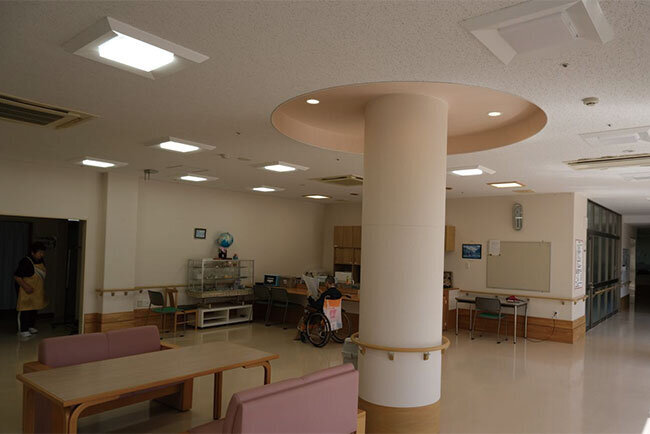 すべての照明がLEDになった七瀬の郷