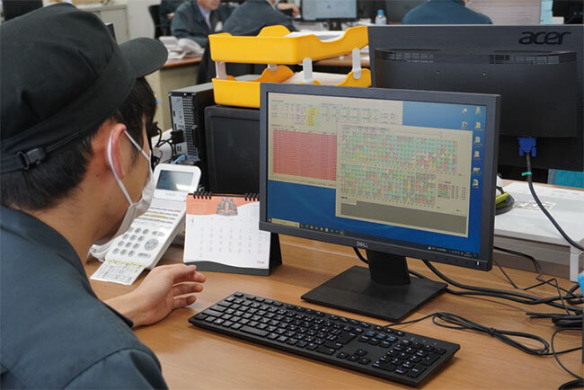 独自の生産管理システムなどICTを積極的に活用している