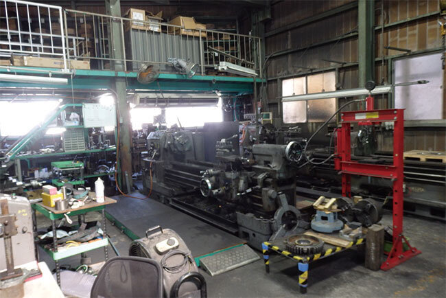 サンテクノの本社工場内。現場のデジタル化はハードルが高い