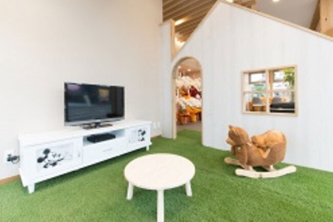 建築会社であることを忘れるおもてなしの空間（キッズコーナー）