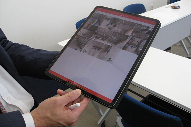 クラウドを通していつでもどこでも工事現場の状況をチェックできる