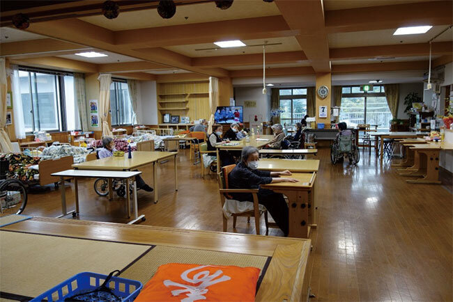 オープンルーム。LIFEを個々の利用者のケアにいかに反映できるかが課題