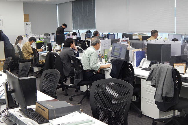社員が急増している同社の本社オフィス