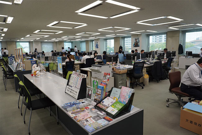 浜松商工会議所のオフィスの様子