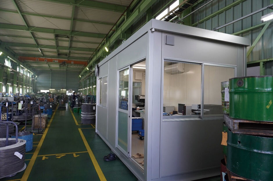 新しく設置した製造検査室