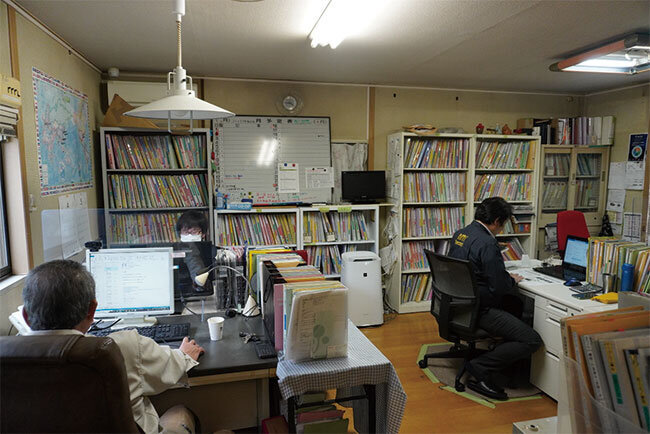 ナノテックのオフィスの様子