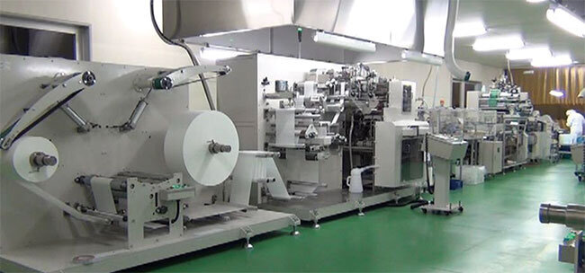 第三工場（化粧品製造・化粧品製造販売業許可取得）内部