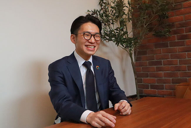 全社のICTをリードする花岡良尚さん