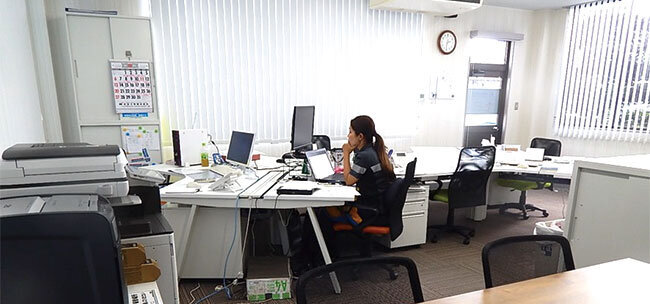フリーアドレスにしたオフィス