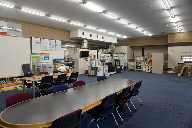 ひだかやの商談スペース