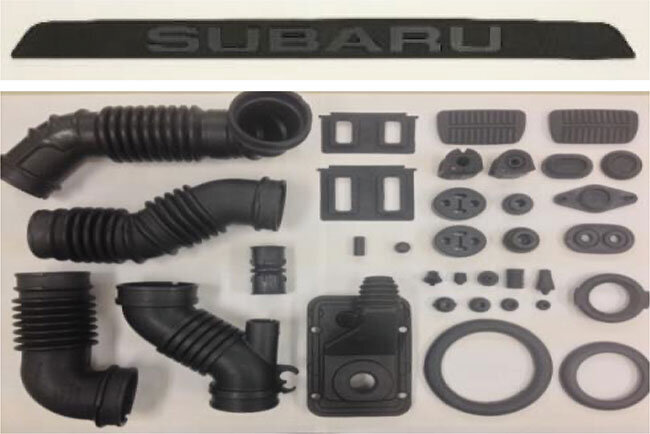 富士ゴム工業が製造する部品類