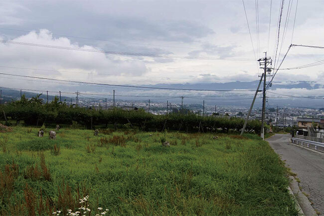 風光明媚な高台に各施設が点在する