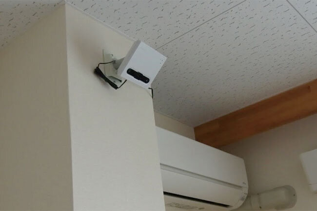 各居室の様子を映すカメラ