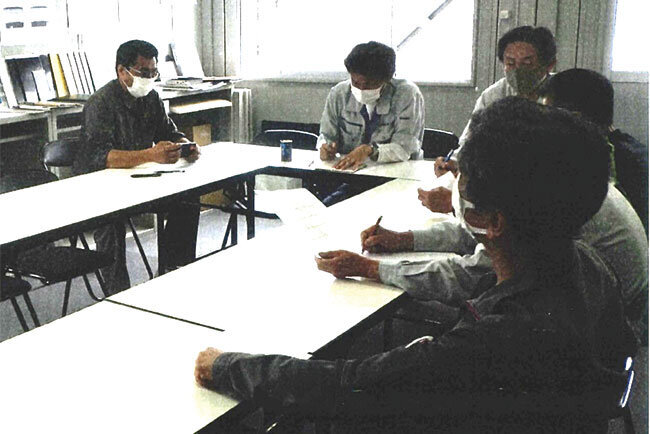 建設工事の開始にあたっては安全面や周辺への配慮などを含め入念な打ち合わせを繰り返す