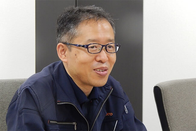 自社の技術力を説明する鳥羽忠社長