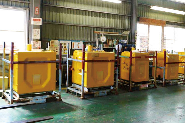 汎建製作所が生産している「ハコモノ」製品