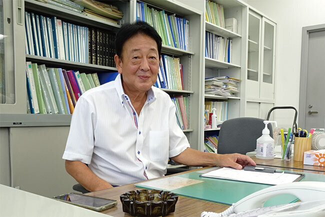 「LPガスは災害時に重要な役割を果たしてきた」と話す渡邉誠理事長