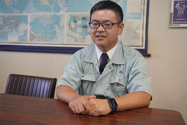 未来の展望を力強く語る浅越社長