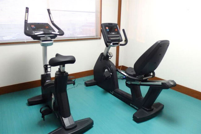 健康経営の推進のため社内に設けた本格的なジム