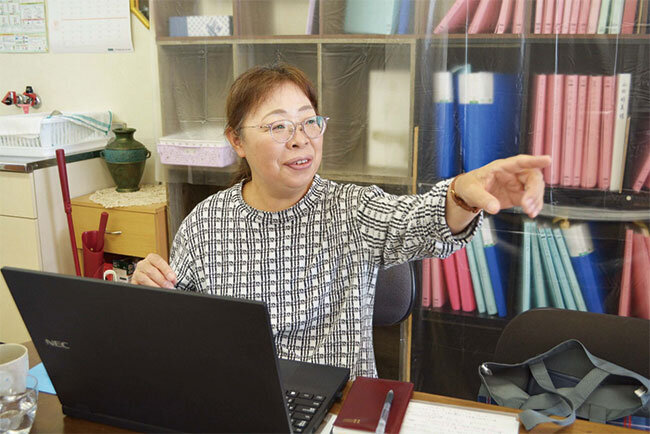「介護が必要な人の一生に関わり、支えていきたい」と話す高橋理恵代表