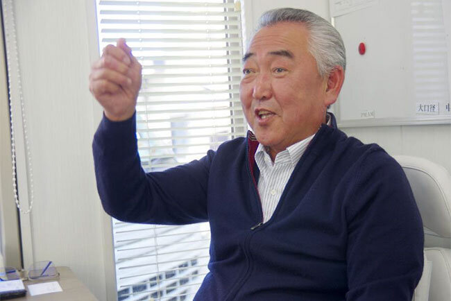 ICT導入による効果を語る近藤社長
