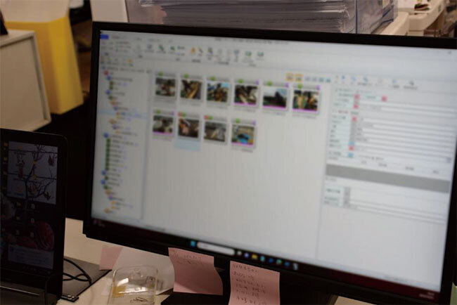 2018年に導入したクラウドの写真管理ソフトにより、事務所でも写真がリアルタイムで確認でき、現場記録写真の管理や報告書作成作業が格段に楽になった