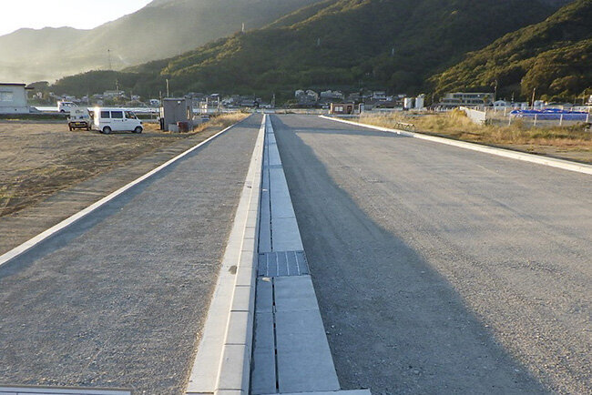 秋田工業道路改良工事