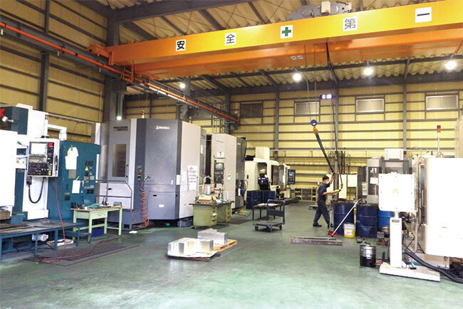 第3工場にある精密加工に使う工作機械