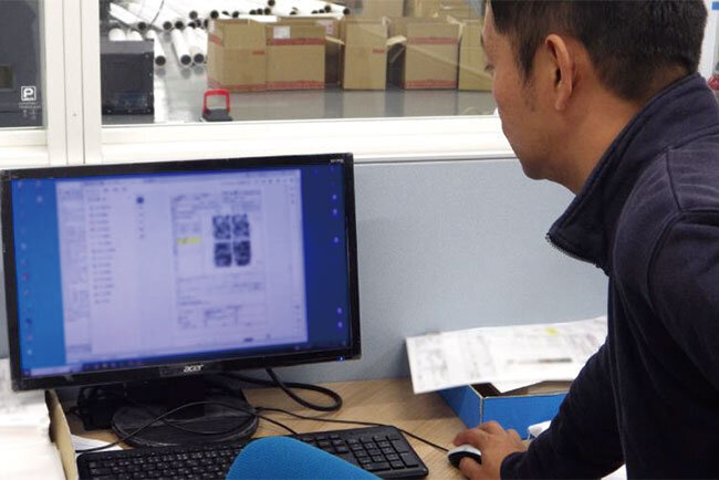 どの工程からも受注書を確認できる