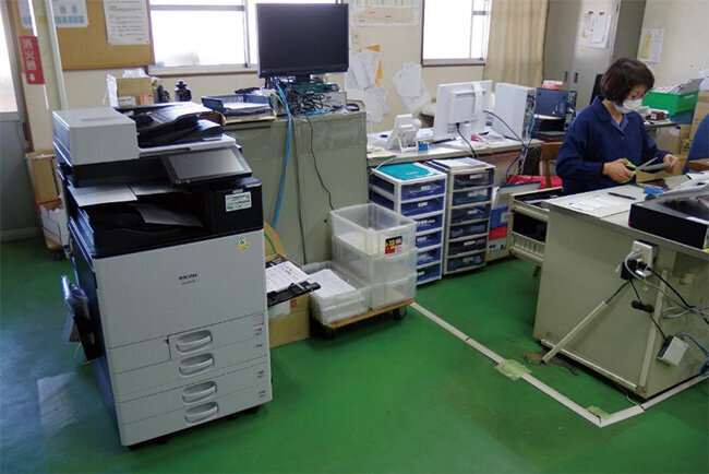 オフィスに設置されている複合機