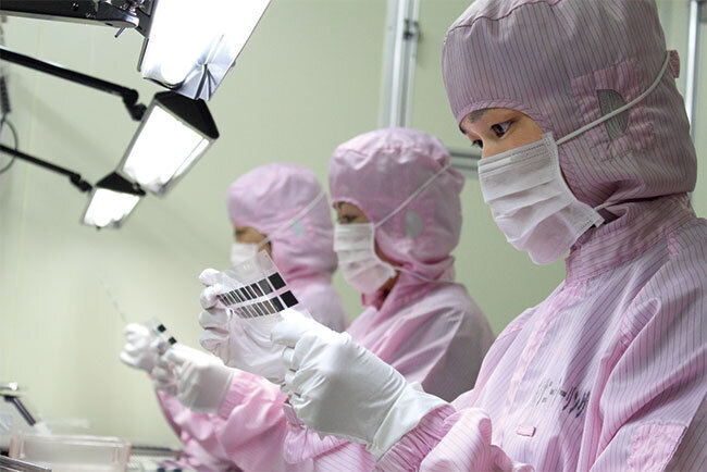 精度の高いクリーンルーム内での検査環境を構築