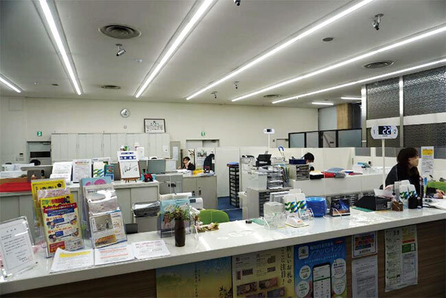 備前日生信用金庫の本店の様子
