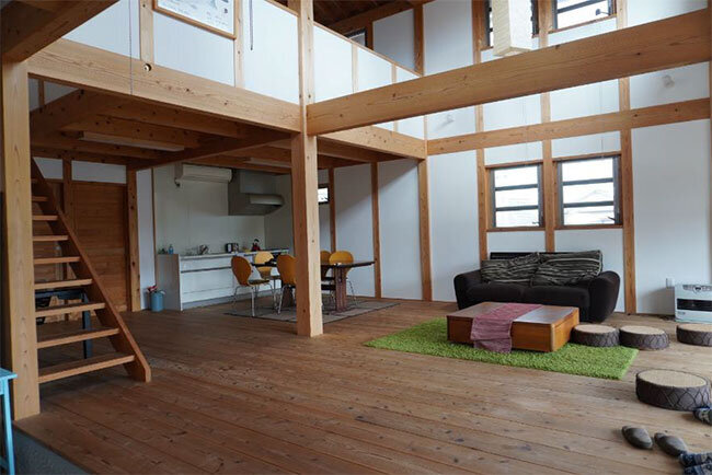 スクエア事業部のモデルハウスの内部